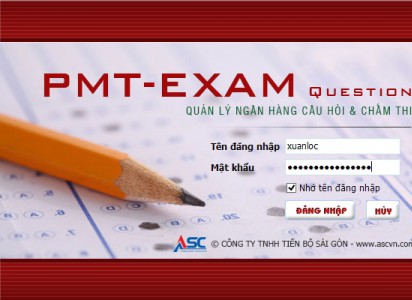 Phần mềm soạn đề kiểm tra trắc nghiệm PMT-EXAM